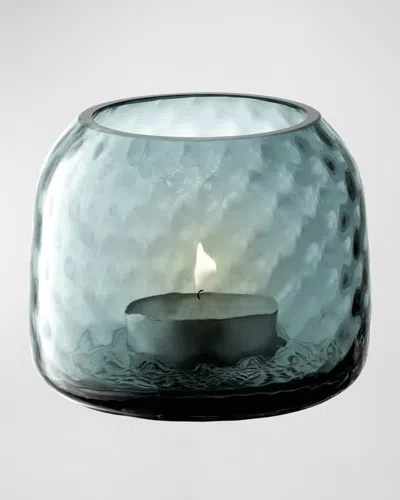 Lsa Dapple Tea Light Vase In Blue