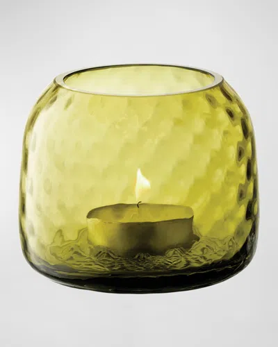 Lsa Dapple Tea Light Vase In Green