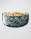 Lsa Dapple Textured Bowl In Blue
