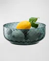 Lsa Dapple Textured Bowl In Blue