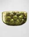 Lsa Dapple Textured Bowl In Green