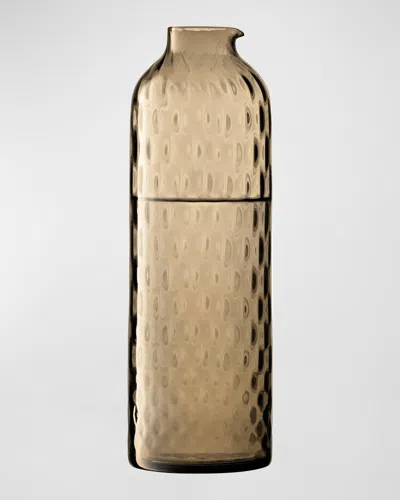Lsa Dapple Textured Carafe In Brown