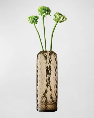 Lsa Dapple Textured Vase In Brown