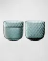 Lsa Dapple Set Of 2 Tumblers In Blue