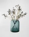 Lsa Dapple Vase/lantern In Blue