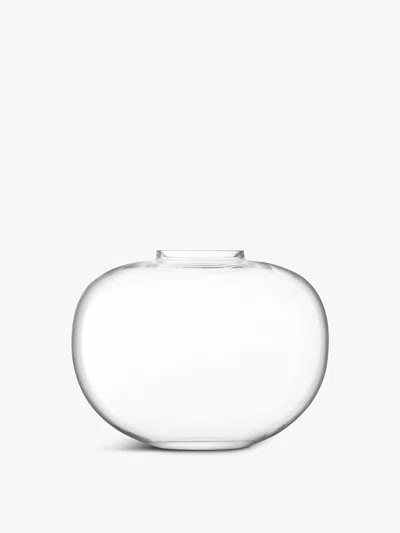 Lsa Flower Curved Bouquet Vase In Clear