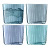 Lsa Gems Set Of 4 Tumblers In Sapphire