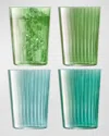 Lsa Gems Tumblers, 19 oz - Set Of 4 In Green