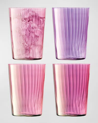 Lsa Gems Tumblers, 19 oz - Set Of 4 In Pink