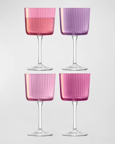 Lsa Gems Wine Glasses, Set Of 4 In Multi