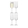 Lsa Gio Line Champagne Flute, Set Of 4