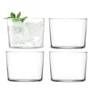 Lsa Gio Tumbler, Set Of 4 In Transparent