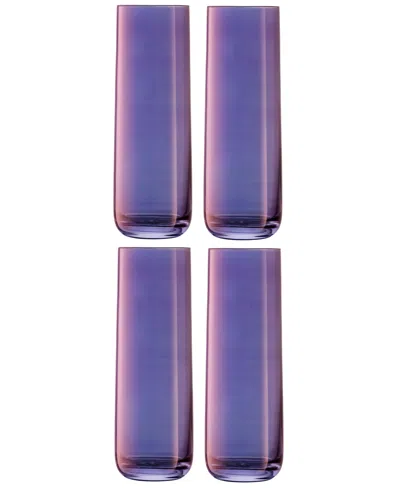 Lsa International Aurora Highball 14oz Polar Violet X 4