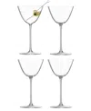 Lsa International Borough Martini Glass 7 oz Clear X 4 In No Color