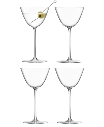 Lsa International Borough Martini Glass 7 oz Clear X 4 In No Color