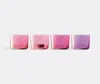 Lsa International Gems Tealight Holder Set In Pink