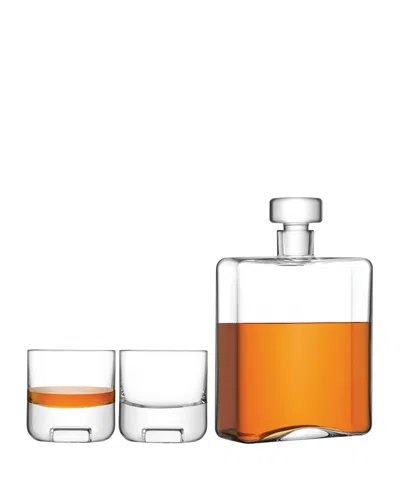 Lsa International Cask Whisky Set, 34oz In Clear Glass