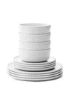 Lsa International Porcelain Collective Dinnerware Set In White