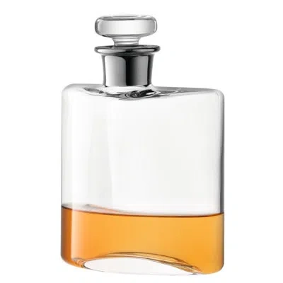 Lsa International Flask 11.8 Oz. Whiskey Decanter In Transparent
