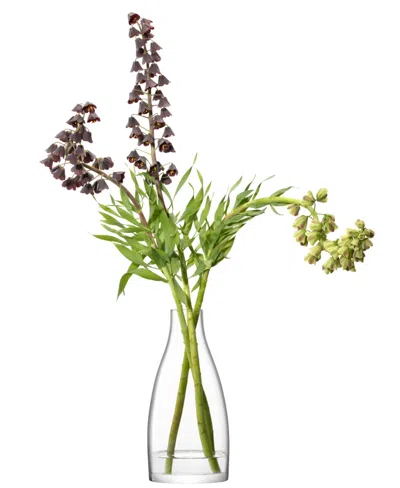 Lsa International Flower Kiln Vase H12.25in. In Clear