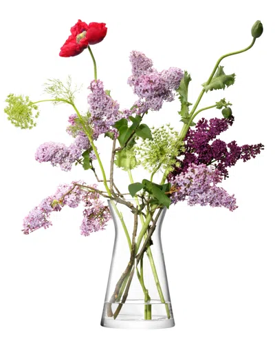 Lsa International Flower Mixed Bouquet Vase In Clear