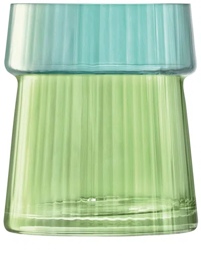 Lsa International Gems Vase (15 Cm X 13 Cm) In Green