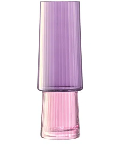 Lsa International Gems Vase (26 Cm X 9 Cm) In Purple