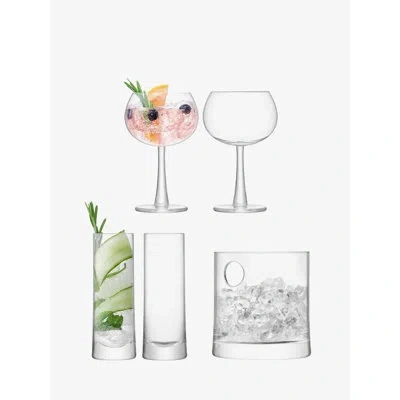 Lsa International Gin 5-piece Assorted Glassware Set In Transparent