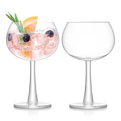 Lsa International Gin Balloon Wine Glass, Set Of 2 In Transparent