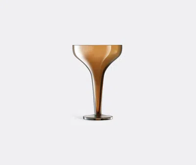 Lsa International Set Of Two Epoque Champagne Saucer In Brown