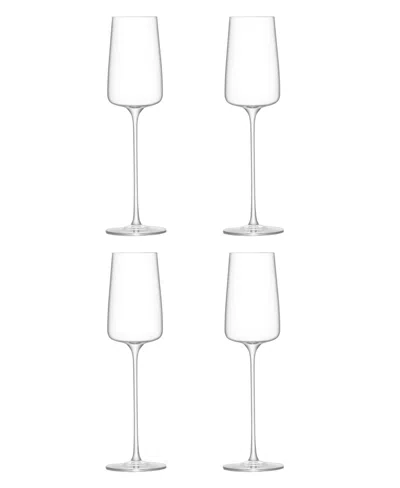 Lsa International Metropolitan Champagne Flute 8oz Clear X 4 In No Color