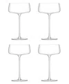 Lsa International Metropolitan Champagne Saucer 10oz Clear X 4 In No Color