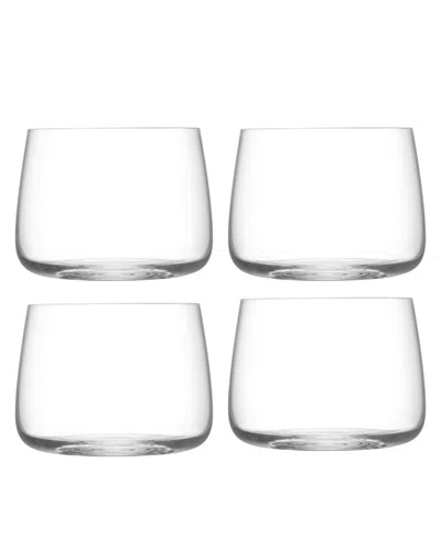 Lsa International Metropolitan Stemless Glass 12oz Clear X 4 In No Color