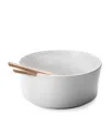 Lsa International Porcelain Collective Salad Bowl And Servers