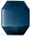 Lsa International Rotunda Small Vase In Blue