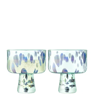 Lsa International Sea Glass Cocktail Glass In Blue