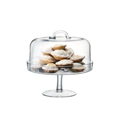 Lsa International Serve Cake Stand In Clear
