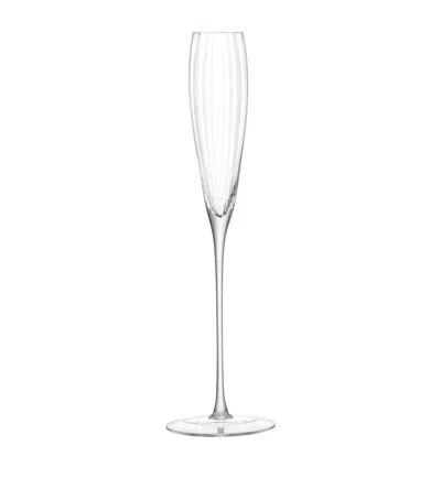 Lsa International Set Of 2 Aurelia Flute Glasses In Transparent