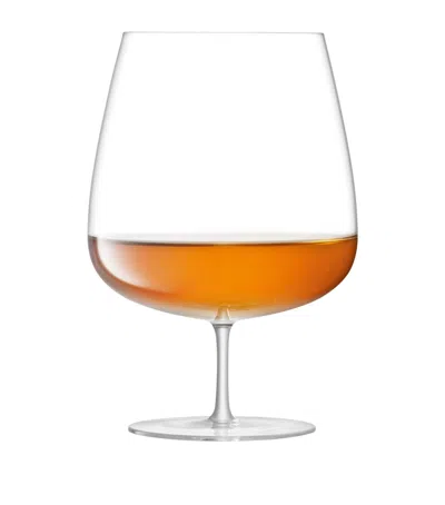 Lsa International Set Of 2 Bar Culture Cognac Balloon Glasses In Transparent