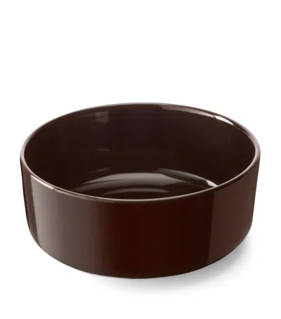 Lsa International Set Of 2 Porcelain Collective Cereal/soup Bowls In Brown