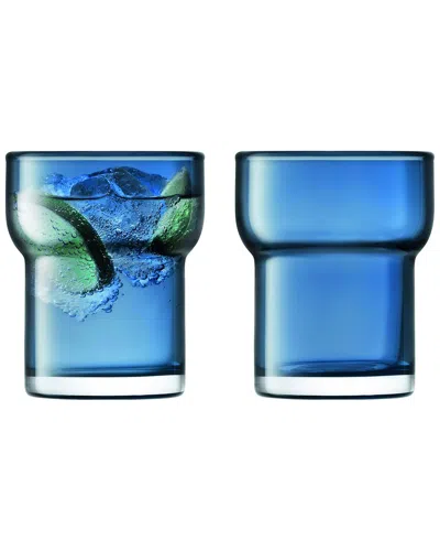 Lsa International Set Of 2 Utility Tumbler 10oz In Blue