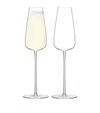 Lsa International Set Of 2 Wine Culture Champagne Flutes