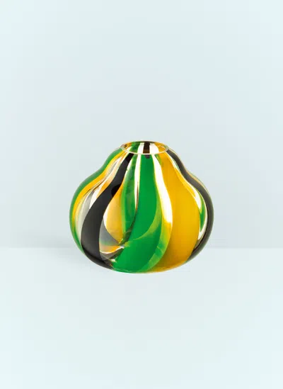 Lsa International Short Folk Vase In Multicolour