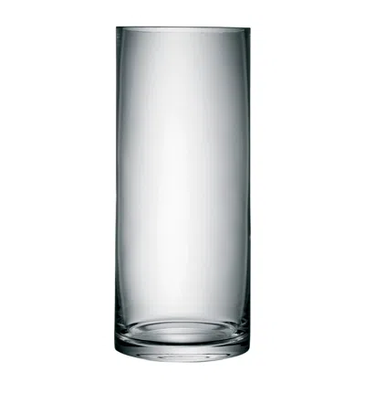 Lsa International Tall Glass Column Vase In Clear
