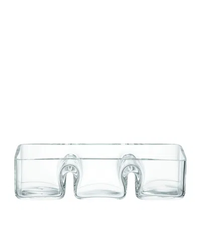 Lsa International Trio Serving Dish In Transparent