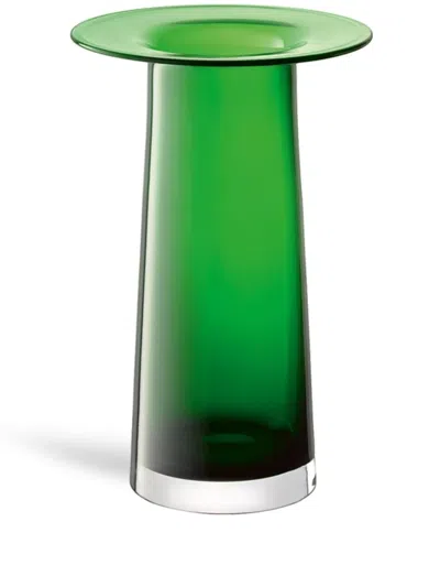 Lsa International Victoria Glass Vase (36cm X 25cm) In Green