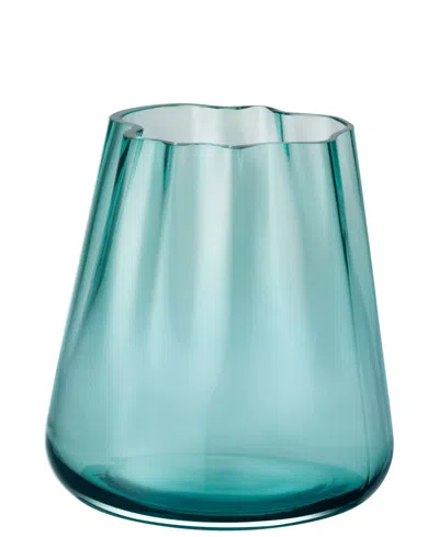 Lsa Lagoon 7.32" Glass Vase In Green