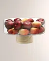 Lsa Lotta Pedestal Bowl In Clear