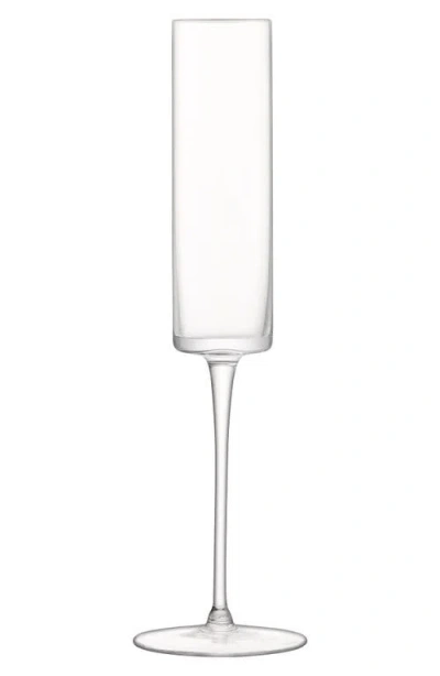 Lsa Otis Set Of 2 Champagne Flutes In Transparent