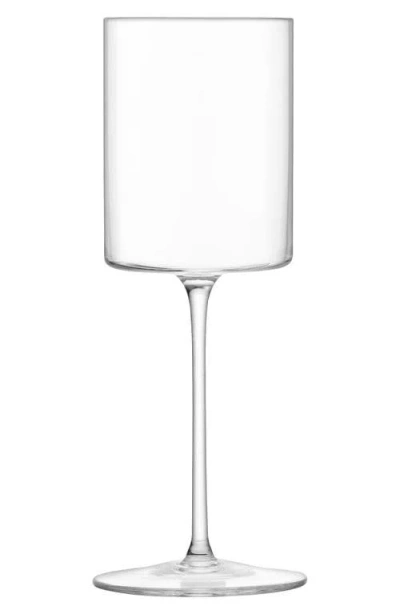 Lsa Otis Set Of 2 White Wine Glasses In Transparent